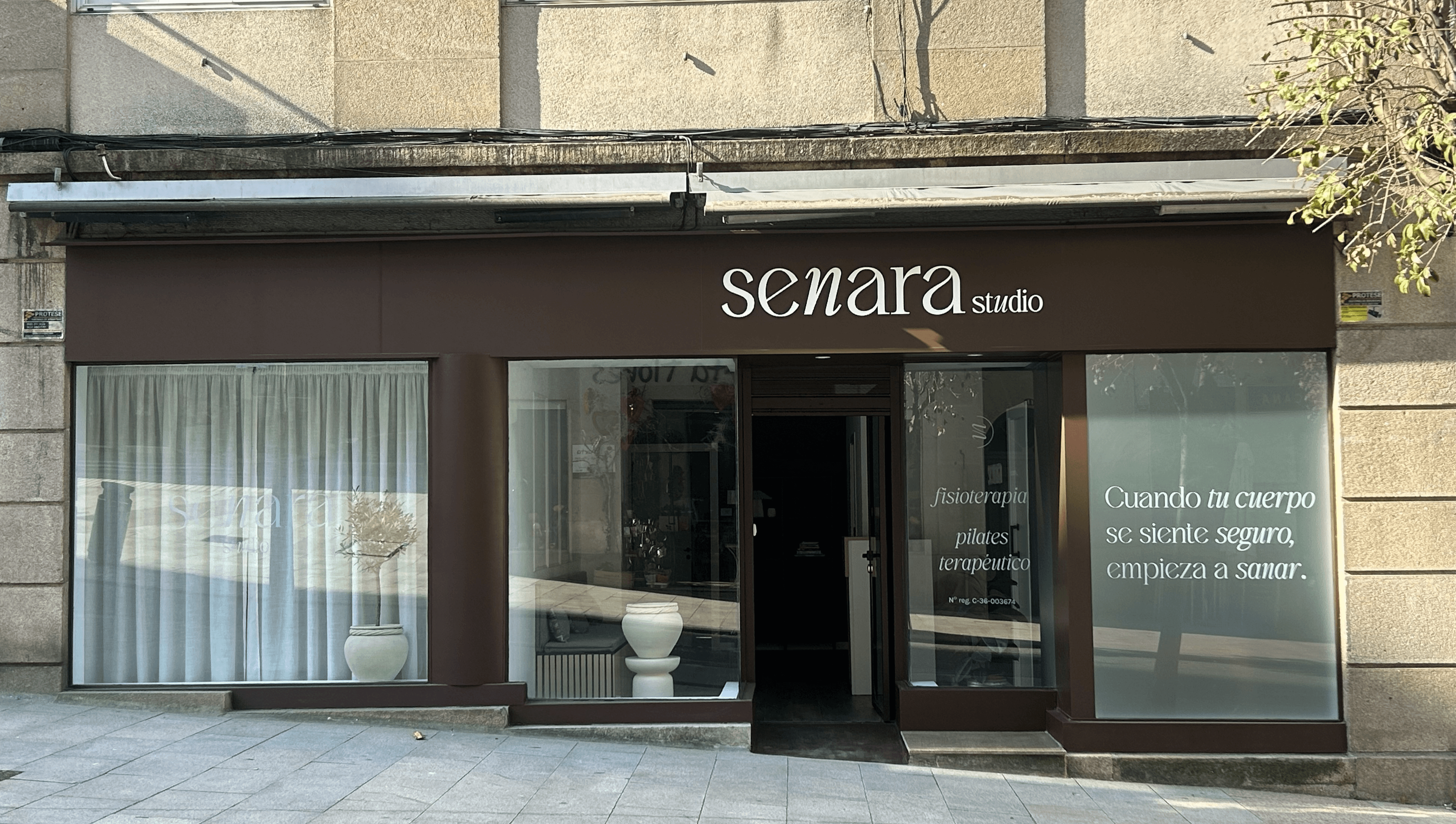 Fachada exterior de Senara Studio en Pontevedra